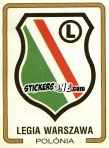 Cromo Legia Warszawa - Futebol 1993-1994 - Panini