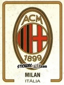 Sticker Milan - Futebol 1993-1994 - Panini