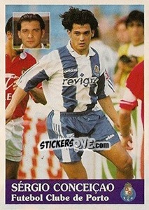 Figurina Sérgio Conceiçao - Futebol 1996-1997 - Panini