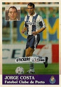 Sticker Jorge Costa - Futebol 1996-1997 - Panini
