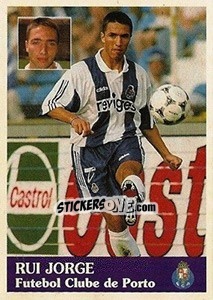 Figurina Rui Jorge - Futebol 1996-1997 - Panini