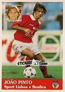 Sticker João Pinto - Futebol 1996-1997 - Panini