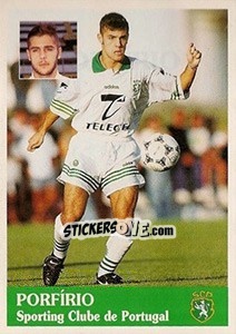 Cromo Porfírio - Futebol 1996-1997 - Panini