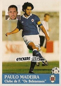 Figurina Paulo Madeira - Futebol 1996-1997 - Panini