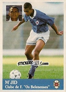 Cromo M'Jid - Futebol 1996-1997 - Panini