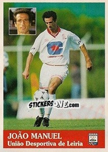 Cromo João Manuel - Futebol 1996-1997 - Panini