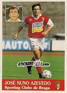 Cromo José Nuno Azevedo - Futebol 1996-1997 - Panini