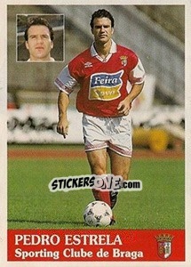 Cromo Pedro Estrela - Futebol 1996-1997 - Panini