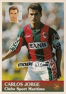 Cromo Carlos Jorge - Futebol 1996-1997 - Panini