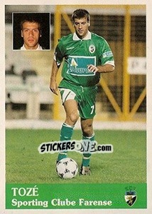 Sticker Tozé - Futebol 1996-1997 - Panini