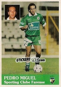 Cromo Pedro Miguel - Futebol 1996-1997 - Panini