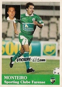 Figurina Monteiro - Futebol 1996-1997 - Panini