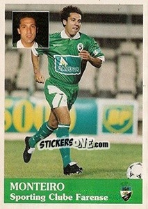 Sticker Monteiro - Futebol 1996-1997 n. 156 - Panini