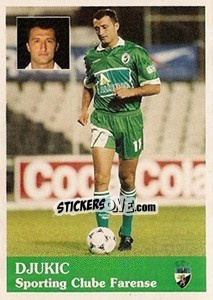 Sticker Djukic - Futebol 1996-1997 - Panini