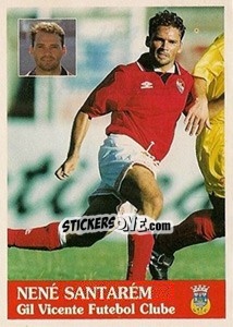Sticker Nené Santarém - Futebol 1996-1997 n. 164 - Panini