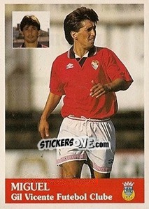 Cromo Miguel - Futebol 1996-1997 - Panini