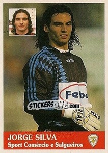 Cromo Jorge Silva - Futebol 1996-1997 - Panini