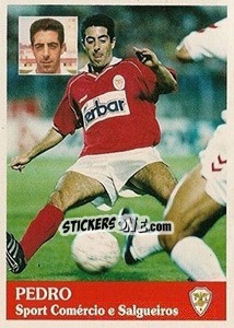 Sticker Pedro - Futebol 1996-1997 n. 185 - Panini