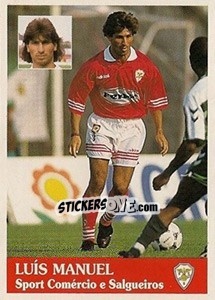 Cromo Luís Manuel - Futebol 1996-1997 - Panini