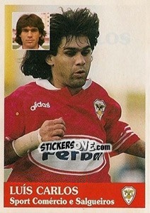 Figurina Luís Carlos - Futebol 1996-1997 - Panini