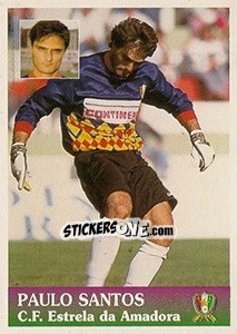 Cromo Paulo Santos - Futebol 1996-1997 - Panini