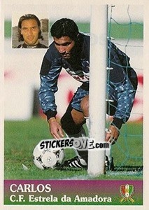 Cromo Carlos - Futebol 1996-1997 - Panini