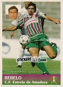 Figurina Rebelo - Futebol 1996-1997 - Panini