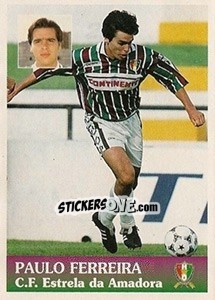 Figurina Paulo Ferreira - Futebol 1996-1997 - Panini