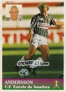 Figurina Andersson - Futebol 1996-1997 n. 206 - Panini