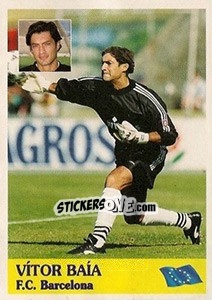 Figurina Vítor Baía - Futebol 1996-1997 - Panini