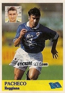 Sticker Pacheco - Futebol 1996-1997 n. 214 - Panini