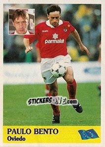 Figurina Paulo Bento - Futebol 1996-1997 - Panini