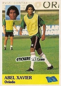 Sticker Abel Xavier - Futebol 1996-1997 n. 219 - Panini