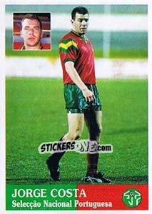 Cromo Jorge Costa - Futebol 1996-1997 - Panini