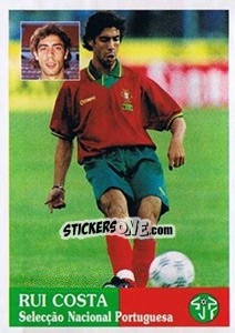 Cromo Rui Costa - Futebol 1996-1997 - Panini