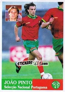 Sticker João Pinto - Futebol 1996-1997 - Panini