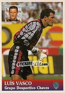 Cromo Luís Vasco - Futebol 1996-1997 - Panini