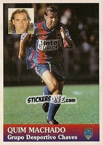 Figurina Quim Machado - Futebol 1996-1997 - Panini