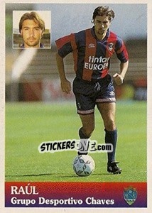 Cromo Raúl - Futebol 1996-1997 - Panini