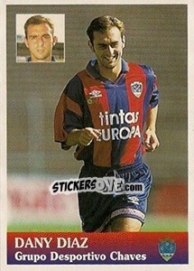 Sticker Dany Diaz - Futebol 1996-1997 - Panini