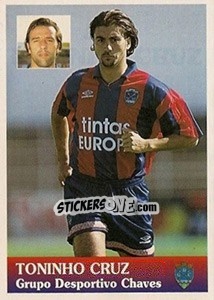 Cromo Toninho Cruz - Futebol 1996-1997 - Panini