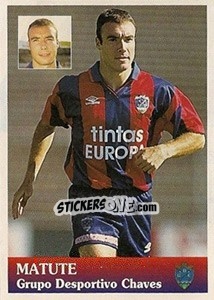 Sticker Matute - Futebol 1996-1997 - Panini