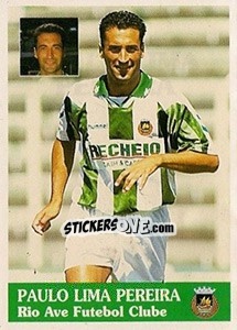 Cromo Paulo Lima Pereira - Futebol 1996-1997 - Panini
