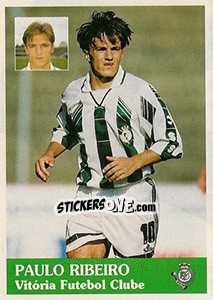 Cromo Paulo Ribeiro - Futebol 1996-1997 - Panini