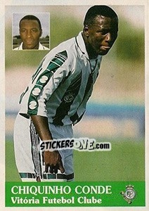 Cromo Chiquinho Conde - Futebol 1996-1997 - Panini