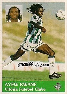 Sticker Ayew Kwane - Futebol 1996-1997 - Panini