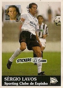 Cromo Sérgio Lavos - Futebol 1996-1997 - Panini