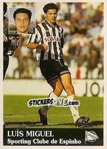 Figurina Luís Miguel - Futebol 1996-1997 - Panini