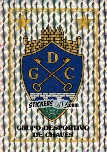 Sticker Emblema (Grupo Desportivo Chaves) - Futebol 1996-1997 n. D - Panini