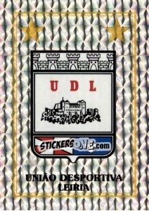 Figurina Emblema (União Desportiva De Leiria) - Futebol 1996-1997 - Panini
